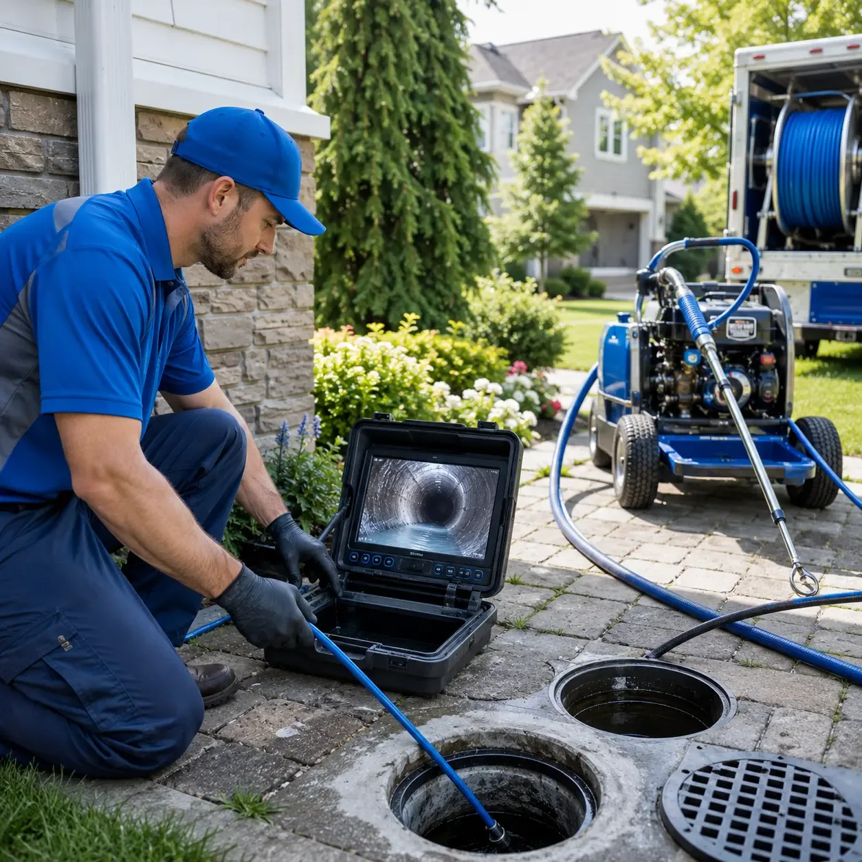 Outdoor drain cleaning professionals serving Auburn, PA